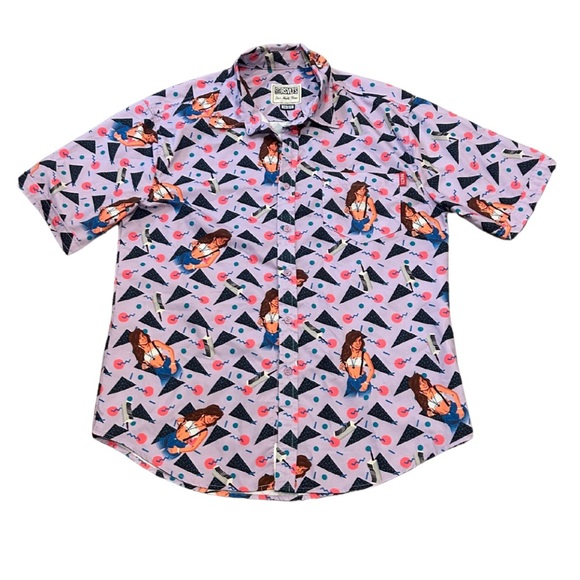 RSVLTS Kelly Kapowski Saved By the Bell Button Down Shirt | NWOT | Size M - Picture 1 of 7